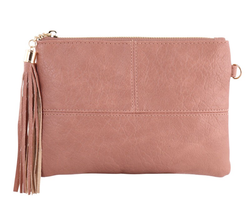 Marbella Rose Pink Clutch / Crossbody Bag
