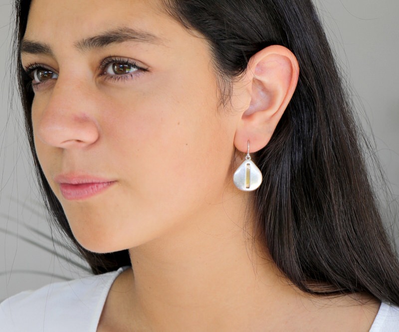 Sierra Silver Teardrop Earrings