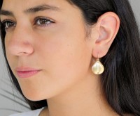 Sierra Gold Teardrop Earrings