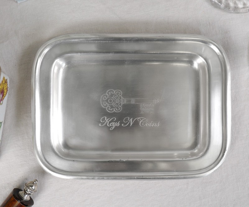 Hatton Silver Pewter Key & Coin Dish