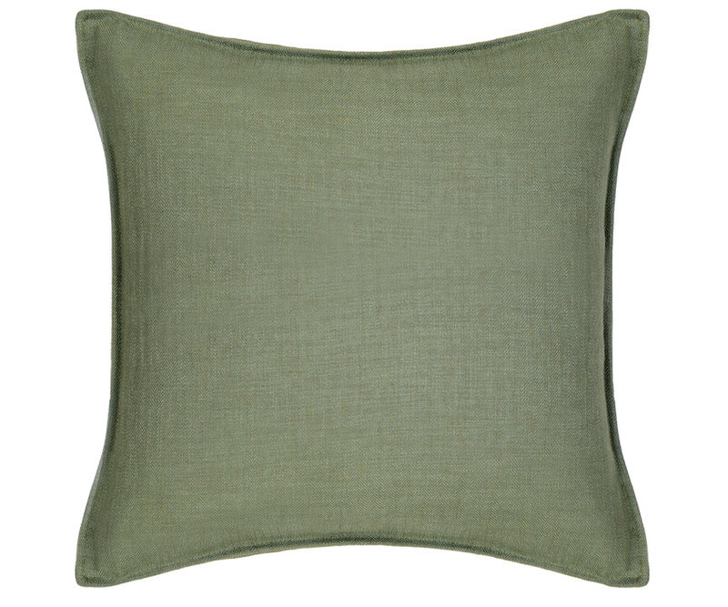 Sage Green Cushion - Herringbone - Green Cushions