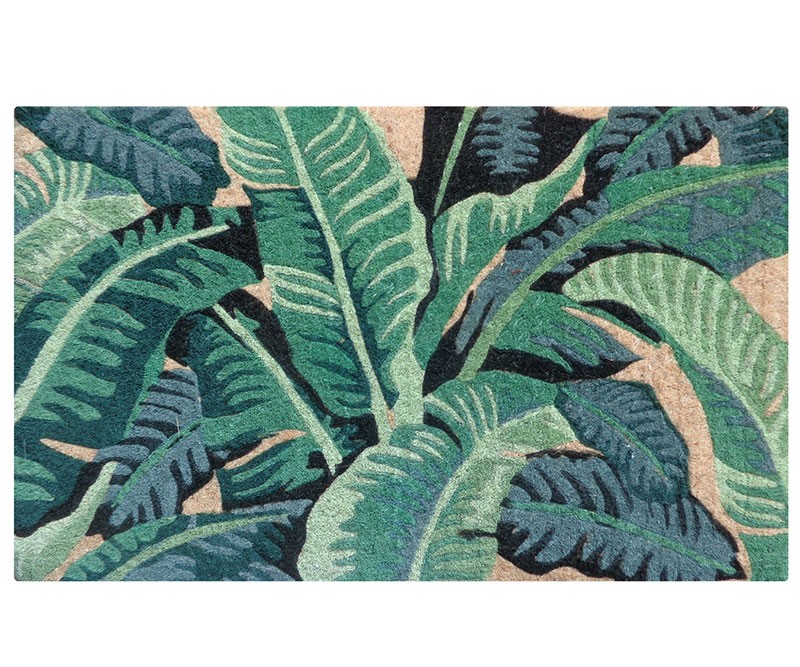 Tropical Leaves Regular Doormat
