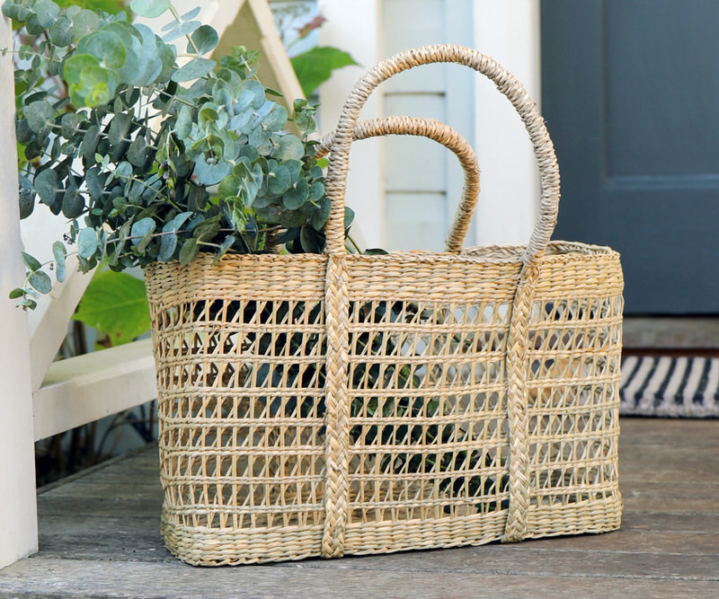 Lakeland Rectangle Seagrass Basket Small