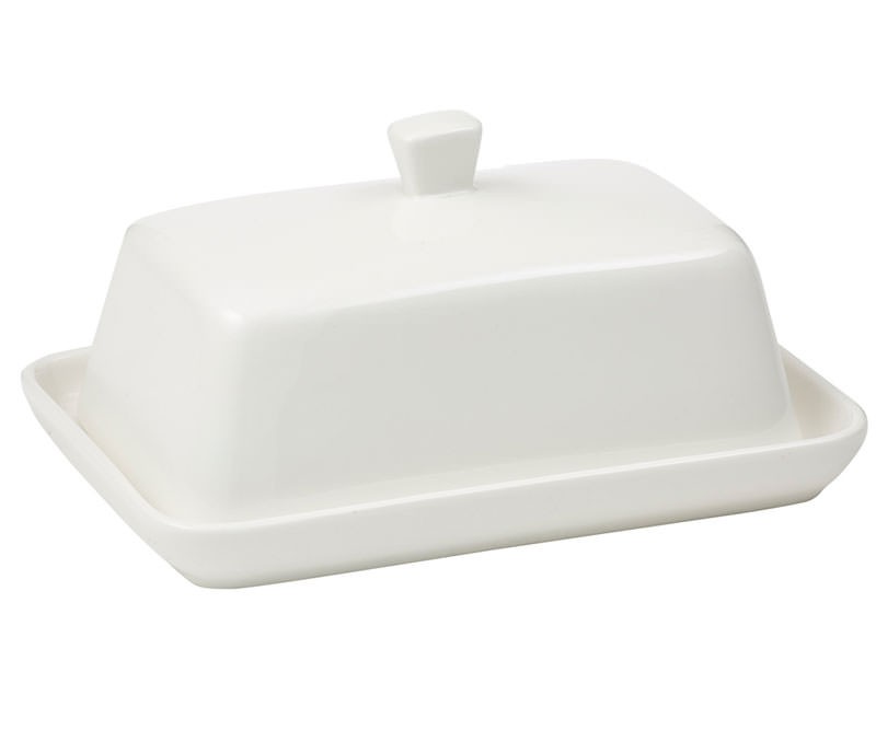 Classic White Butter Dish - Beautiful Butter Dishes