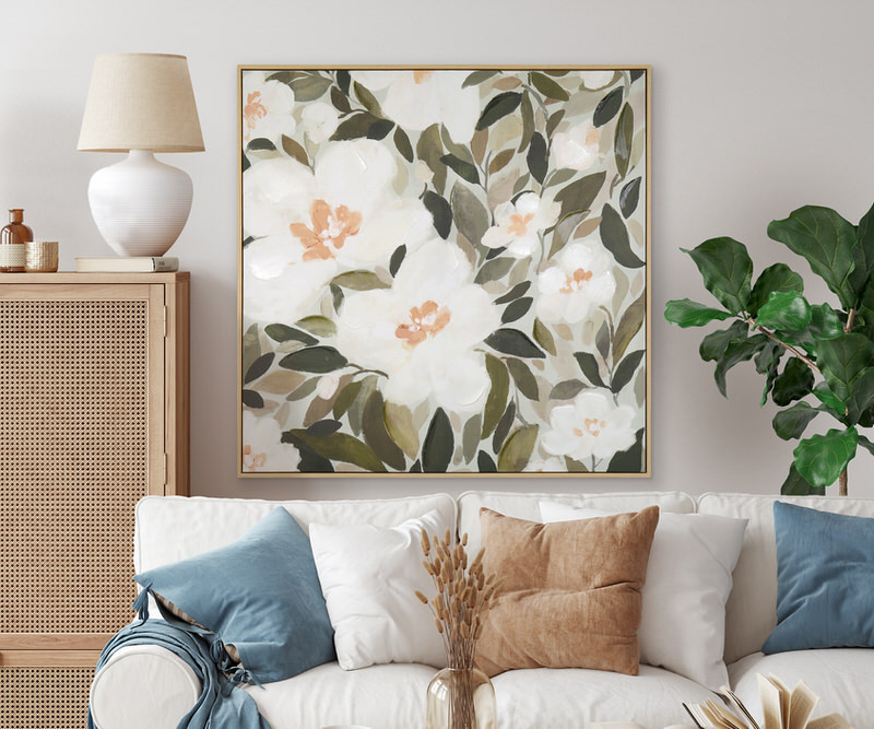 Sofala Blooms Framed Canvas Painting