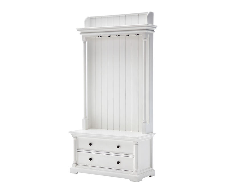 Provence Entryway Coat Hanger Unit With Drawers