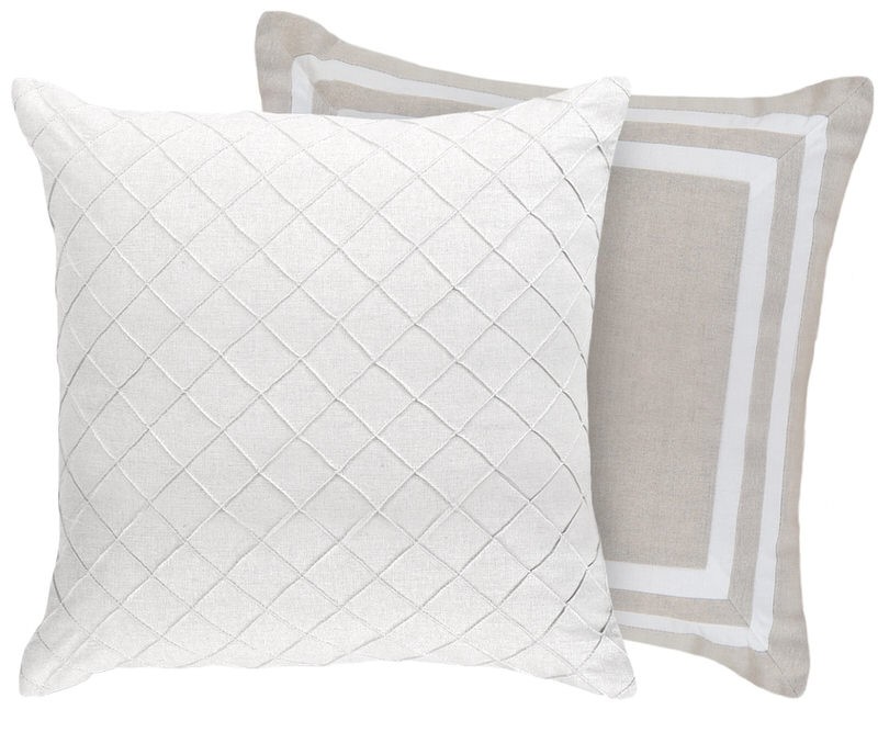 Canterbury White Linen Cushion