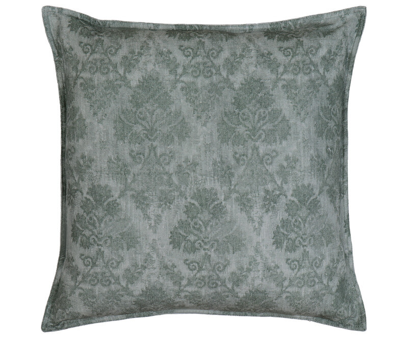 Hedgerow Green Baroque Cushion - Feather Insert