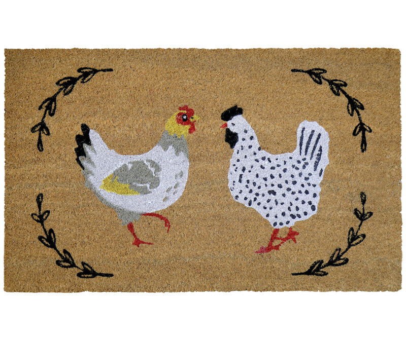 Tilbury Farm Chickens Doormat 80x50cm