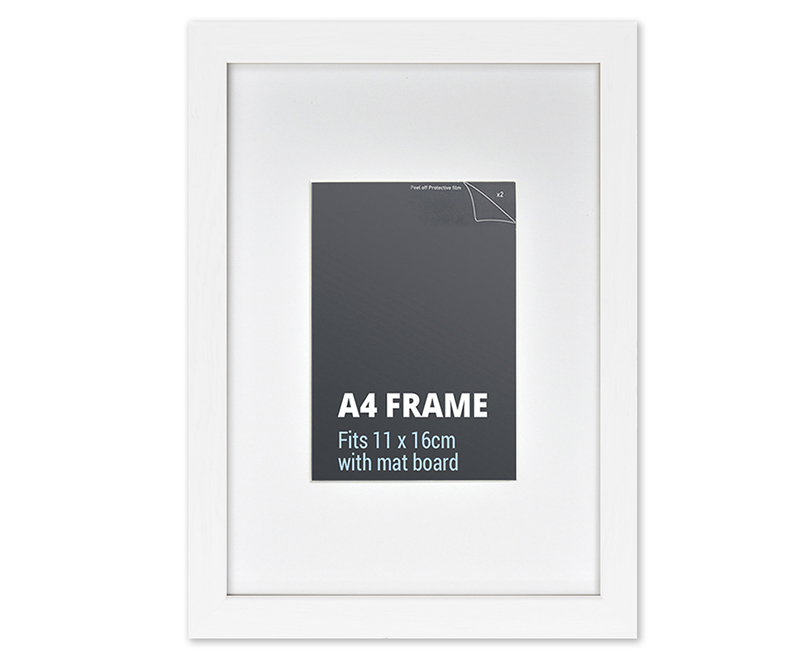 A4 White Picture Frame