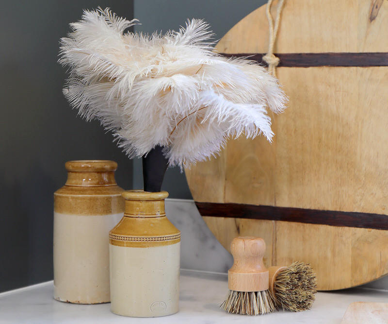 Cream Ostrich Feather Duster