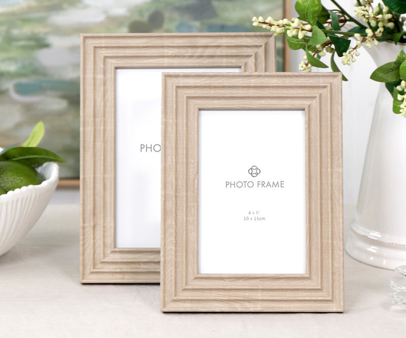 Florence Fluted Birch Photo Frame - 4x6