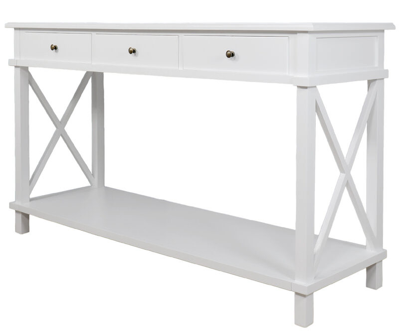 Hampton 3 Drawer Console Table - 150cm
