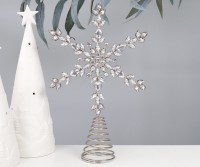 Marquise Gemstone Snowflake Tree Topper