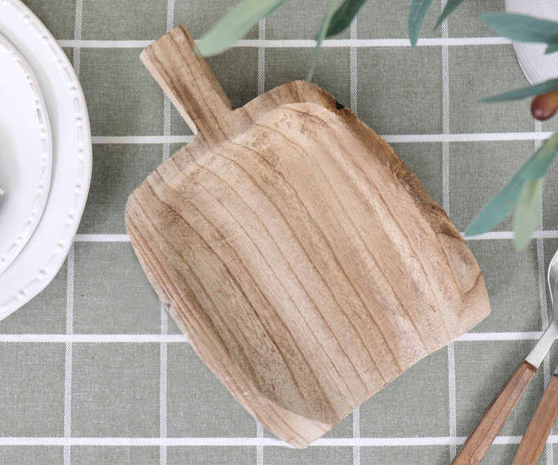 Medium Wooden Paddle Dish