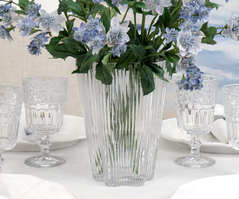 Figaro Fluted Glass Vase