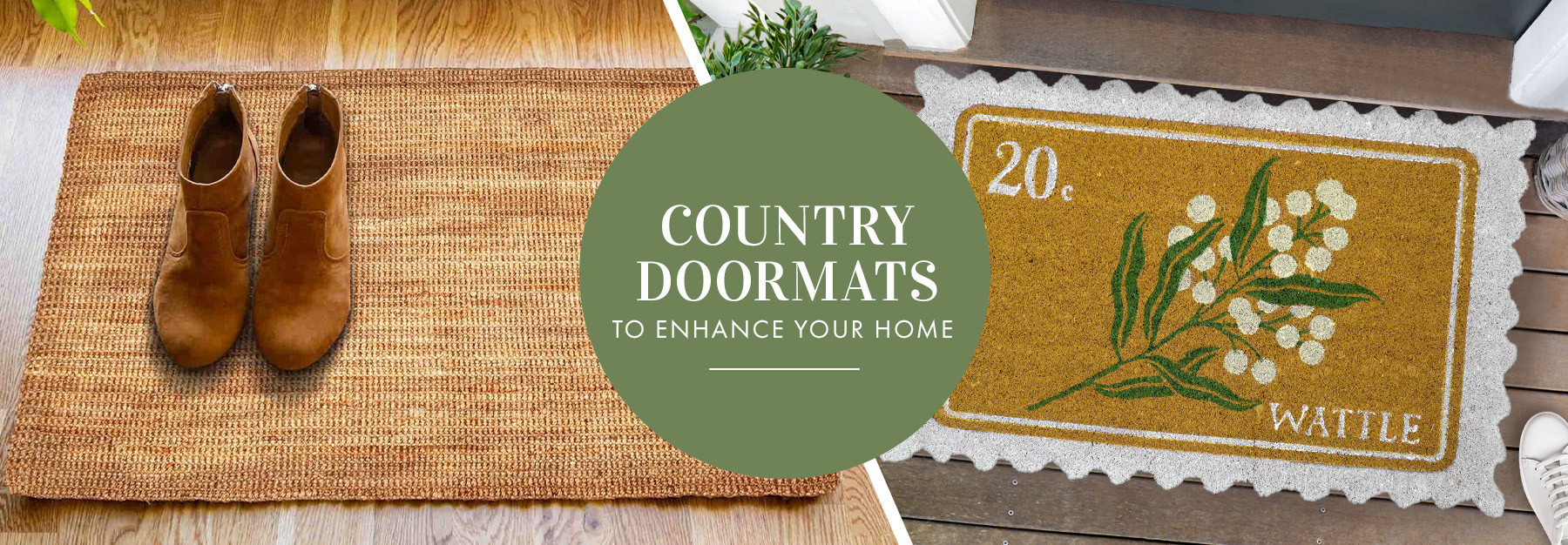 Enhance Your Country Home with These Charming Doormats
