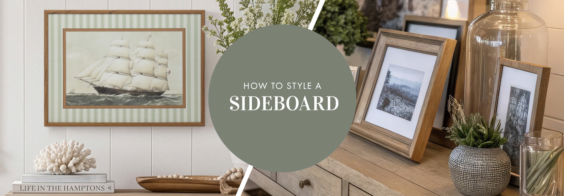 How to style a sideboard or buffet