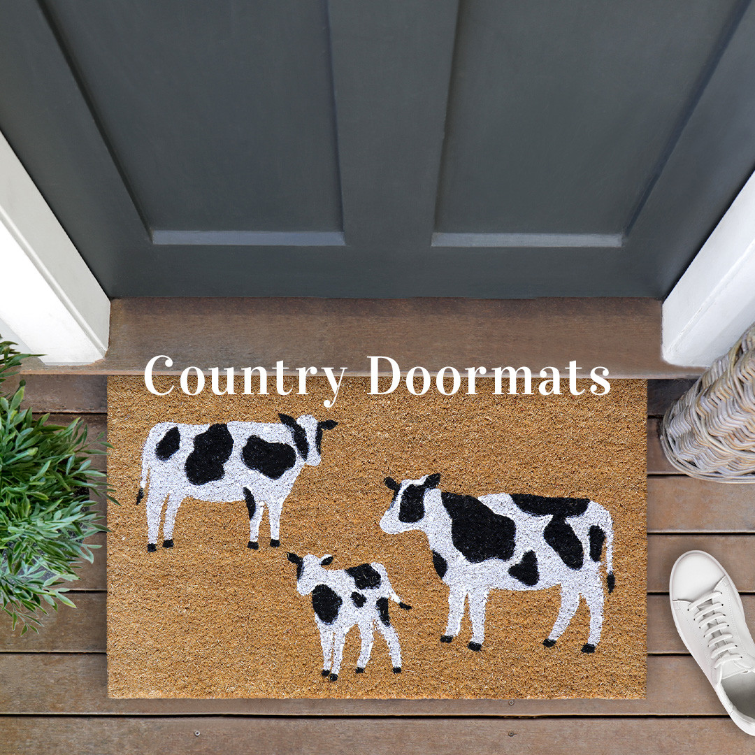 Enhance Your Country Home with These Charming Doormats