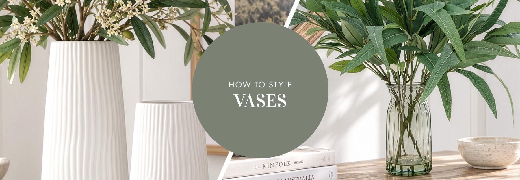 How to Style Vases Around Your Home