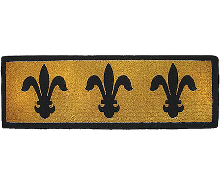 Fleur de Lys Long Doormat