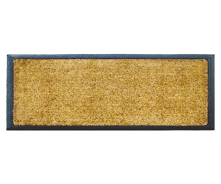 Long Plain Coir with Rubber Border