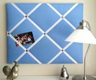 Blue Classic Ribbon Memo Board