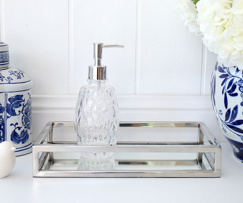 Charlton Rectangle Mirror Tray - Vanity Tray