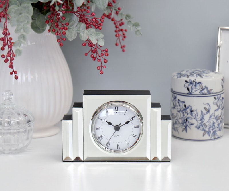 Charlston Deco Mirror Clock