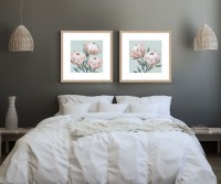 In the Pink Proteas I Framed Print