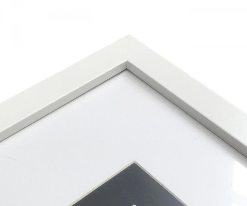 40x40cm Square White Picture Frame with Mat Board
