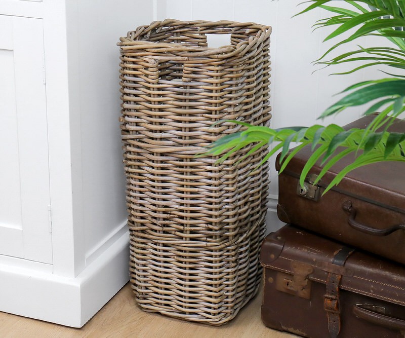 Paddington Rattan Umbrella Holder Square Shop by colour