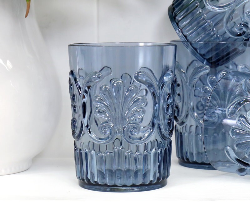 Set 4 Blue Flemington Outdoor Tumblers