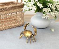 Brass Crab Sculpture Small