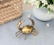 Brass Crab Sculpture Small