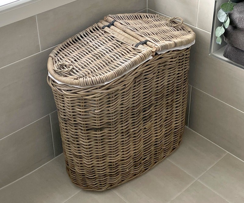 Fletcher Double Laundry Hamper