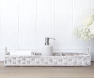 Laurent Long Storage Tray - White