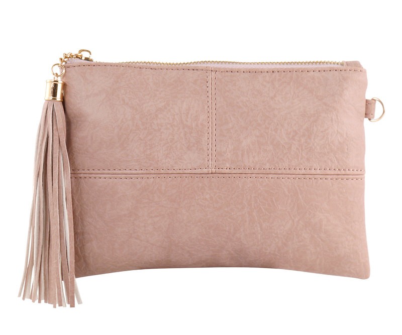 Marbella Dusty Pink Clutch / Crossbody Bag