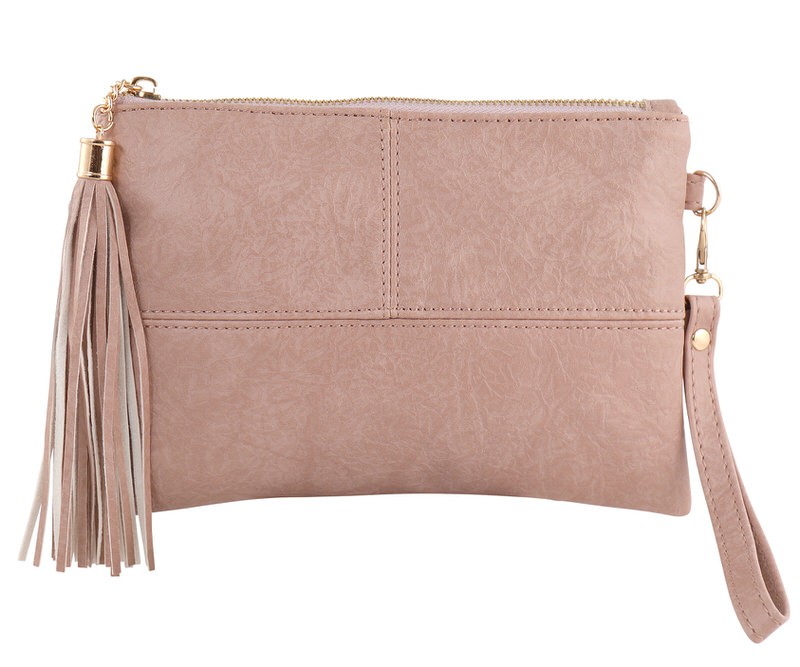 Marbella Dusty Pink Clutch / Crossbody Bag