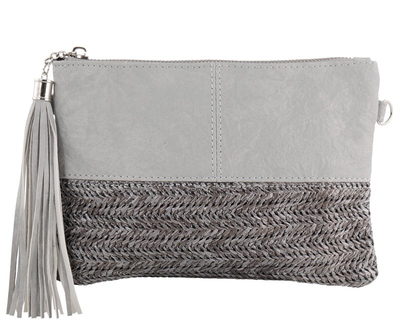 Destination Grey Clutch Bag