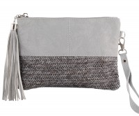 Destination Grey Clutch Bag