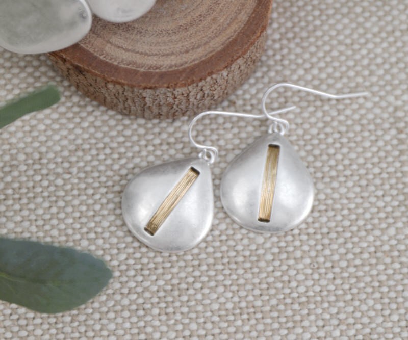 Sierra Silver Teardrop Earrings