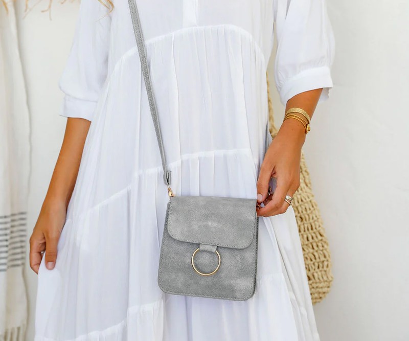 Taylor Crossbody Bag - Grey