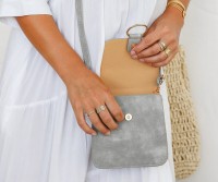 Taylor Crossbody Bag - Grey