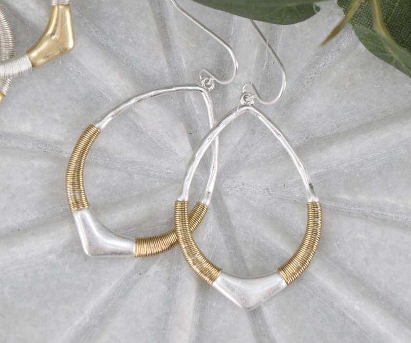 Amaya Silver Teardrop Earrings