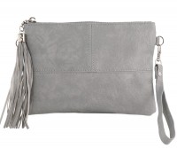 Marbella Grey Clutch / Crossbody Bag