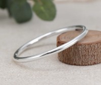 Classic Silver Bangle - 7cm