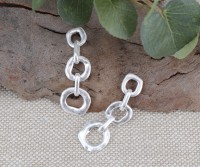 Dolce Vita Silver Chain Earrings
