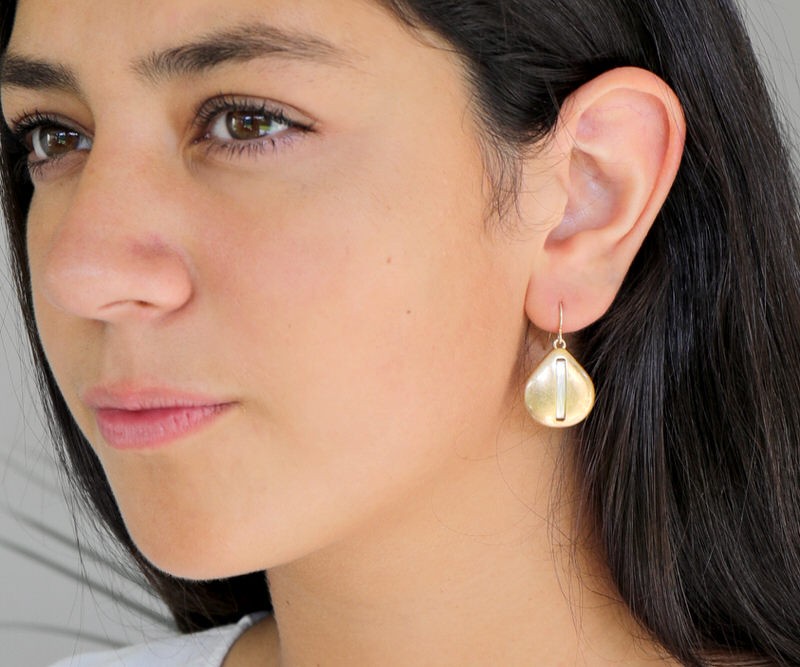 Sierra Gold Teardrop Earrings