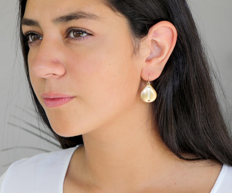 Sierra Gold Teardrop Earrings